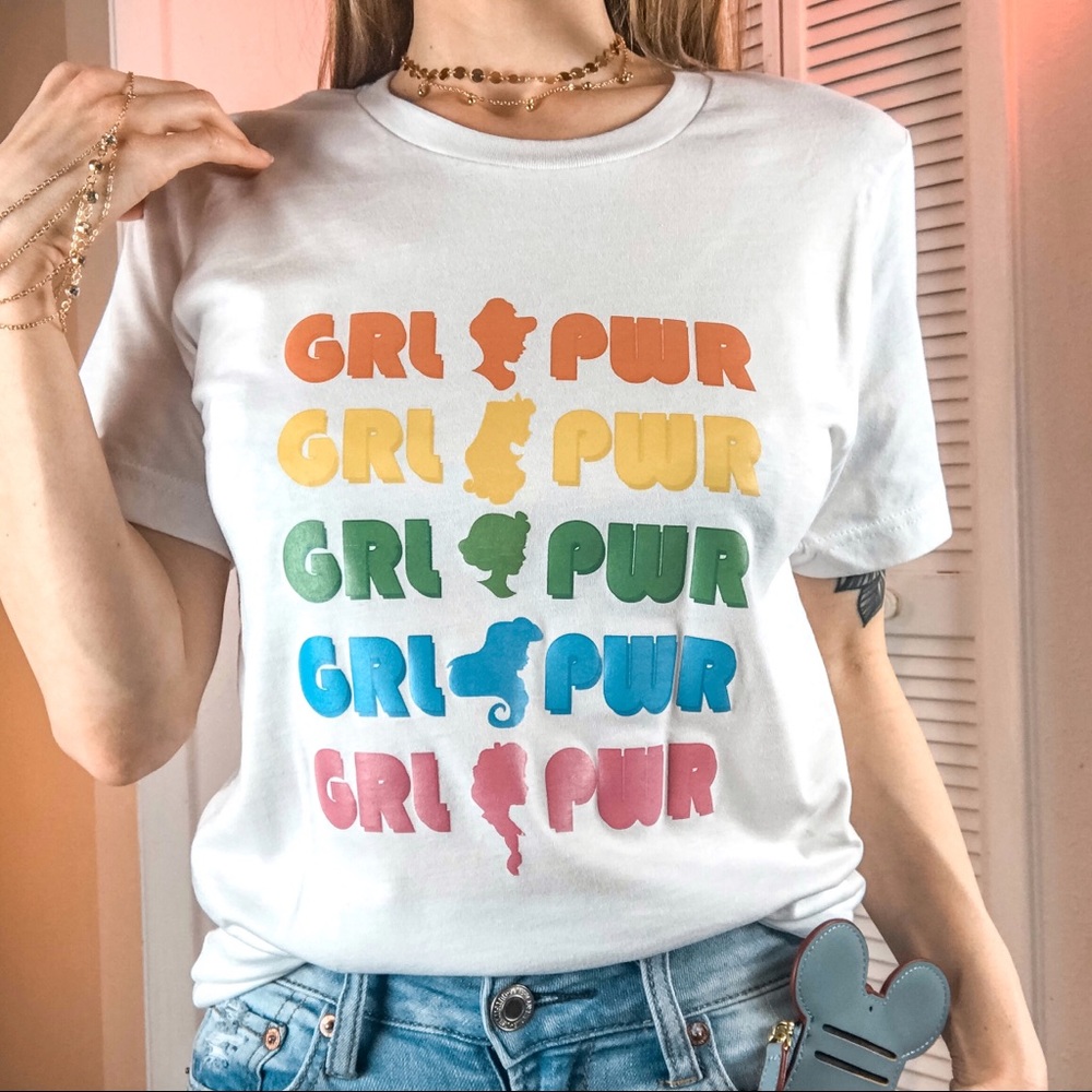 Disney Princess Girl Power Tee Shirt - Picture 2 of 3